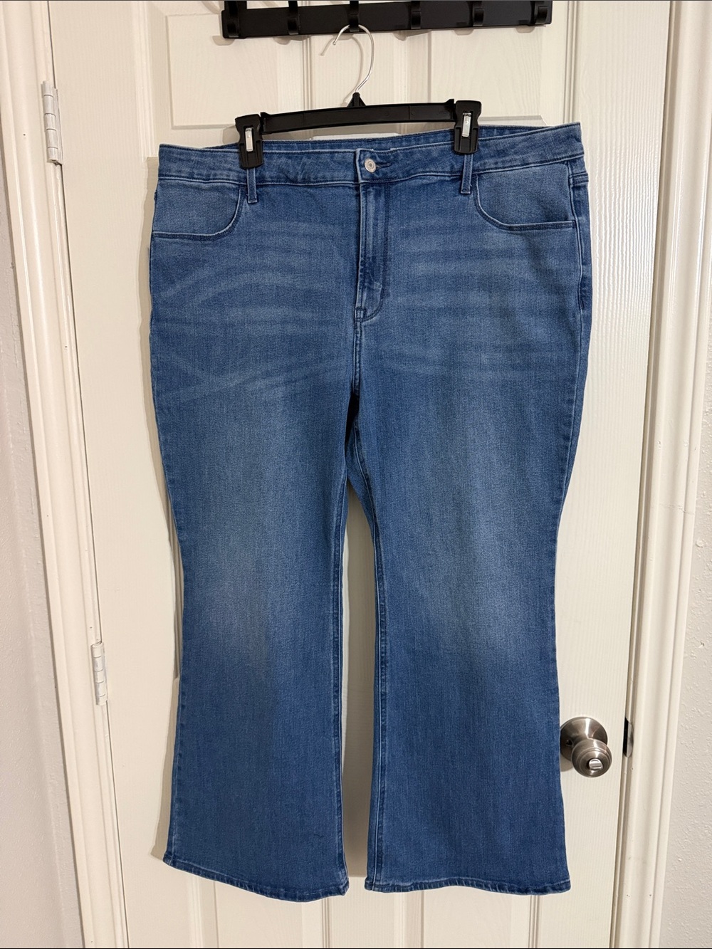 Old Navy Medium Blue Wide-Leg Jeans for Women